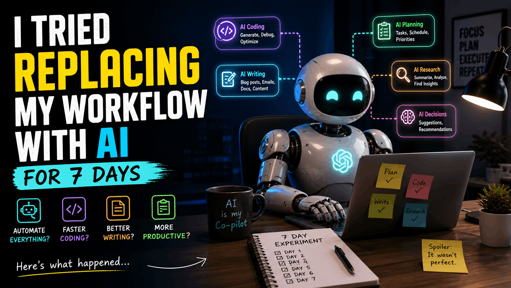 I Tried Replacing My Workflow with AI for 7 Days
