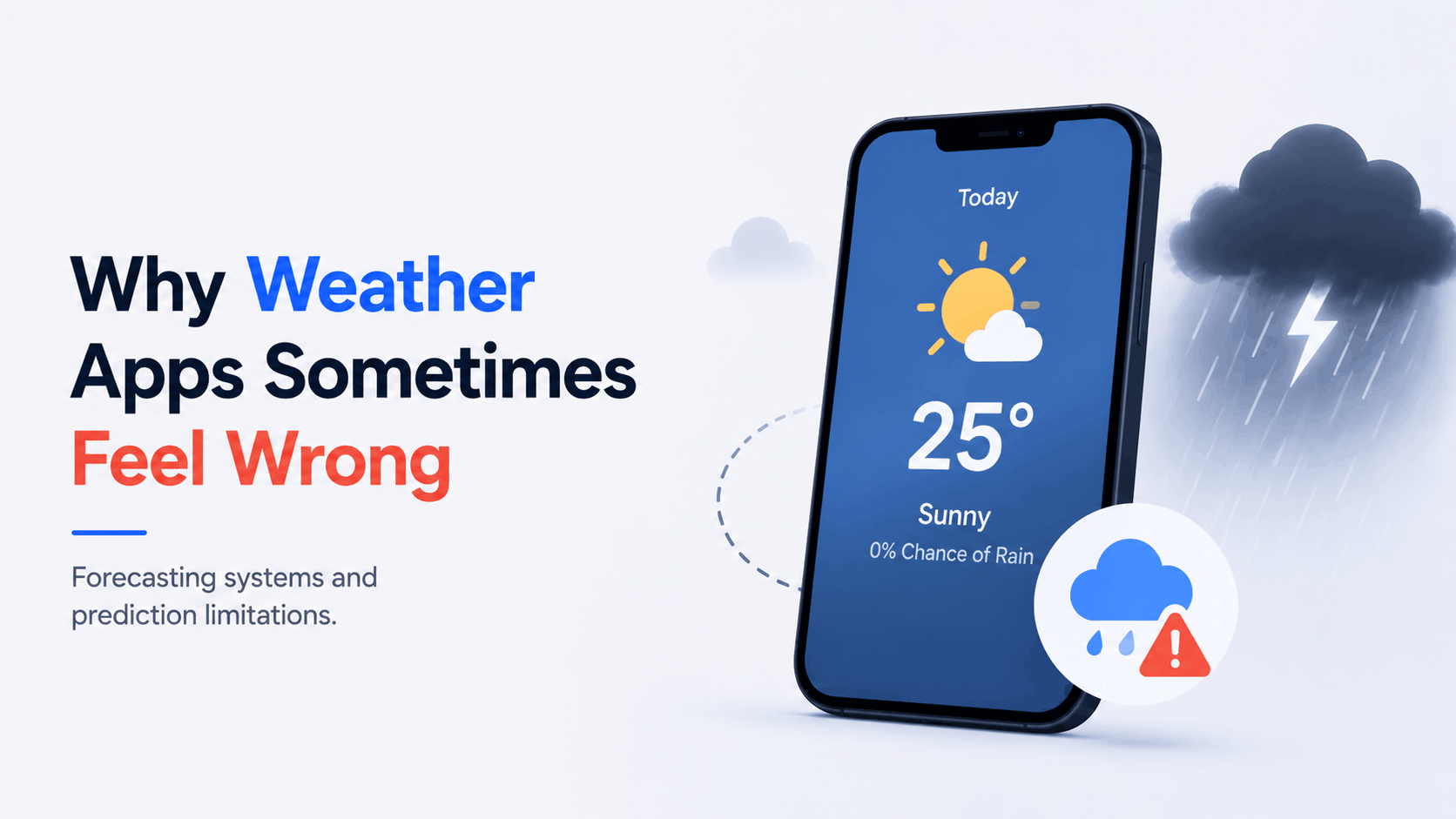 Why Weather Apps Sometimes Feel Wrong