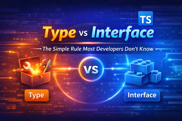 Type vs Interface in TypeScript — The Simple Rule Most Developers Don't Know
