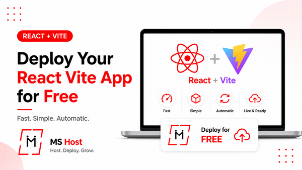 How to Deploy a React Vite App for Free in 2026 (Complete Beginner's Guide)