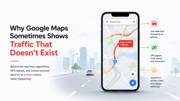 Why Google Maps Sometimes Shows Traffic That Doesn’t Exist