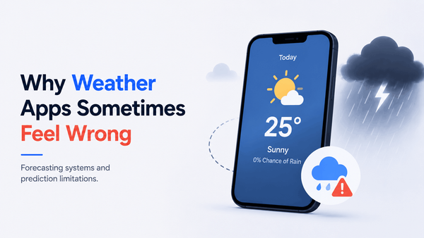 Why Weather Apps Sometimes Feel Wrong