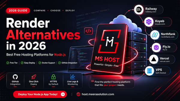 Render Alternatives in 2026: Best Free Hosting Platforms for Node.js